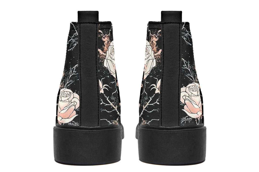 Blush Kintsugi Rose Chelsea Boots