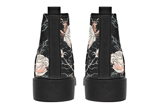 Blush Kintsugi Rose Chelsea Boots