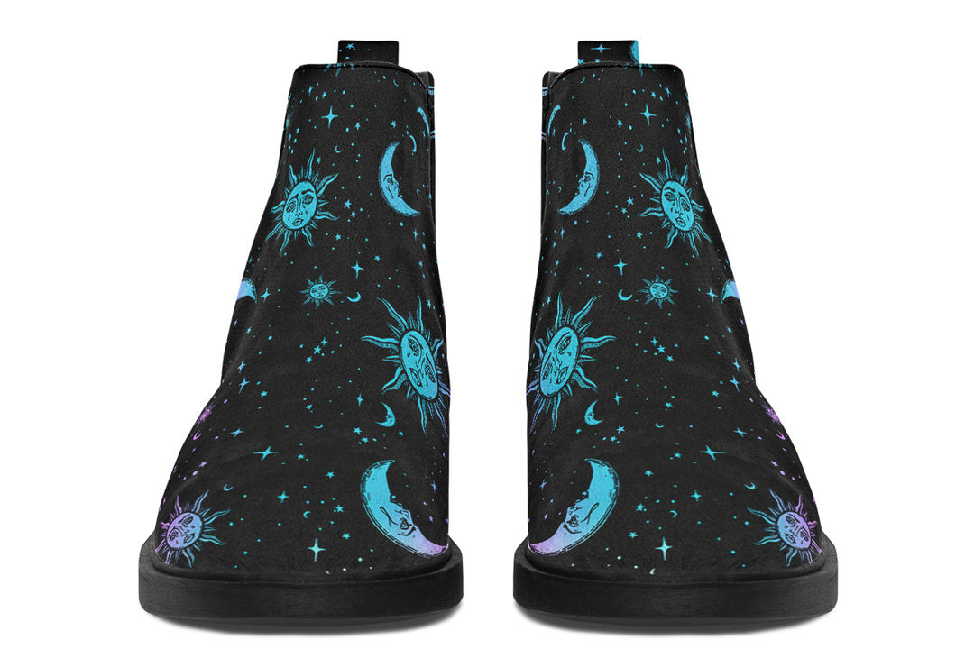 Celestial Pastel Chelsea Boots