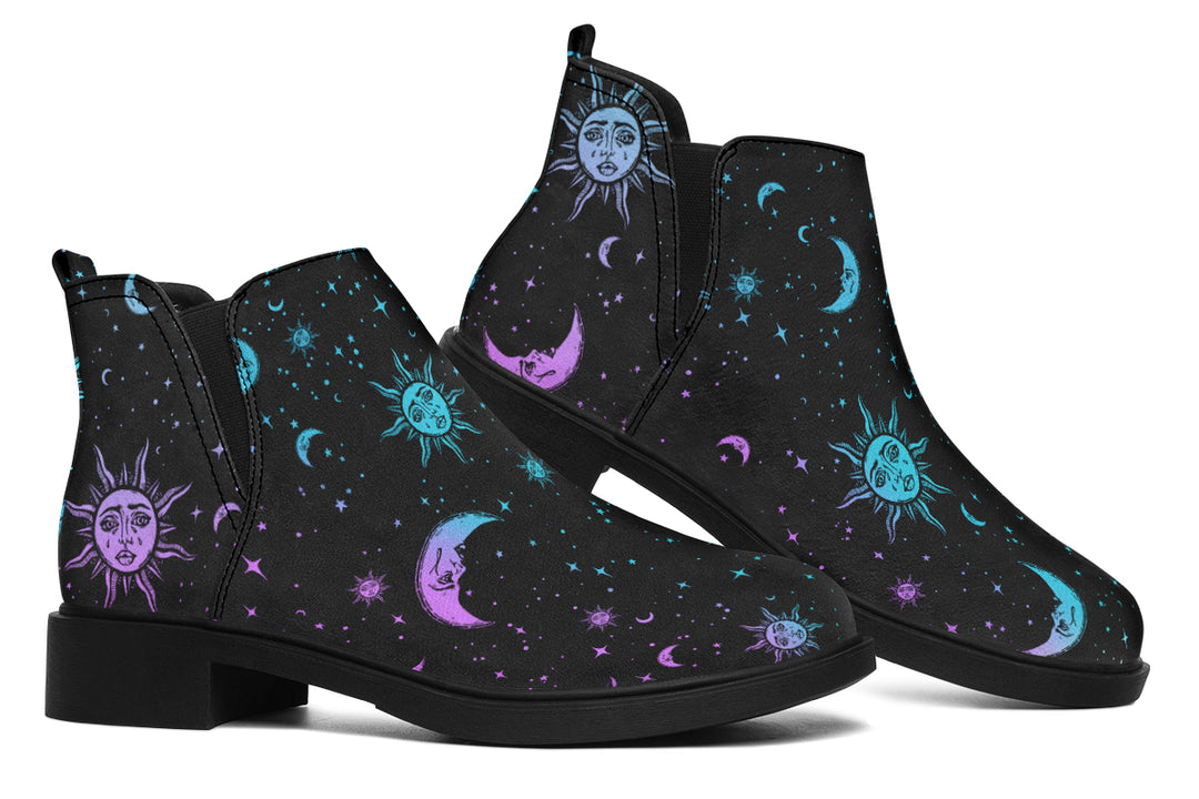 Celestial Pastel Chelsea Boots