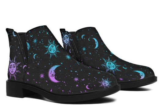 Celestial Pastel Chelsea Boots
