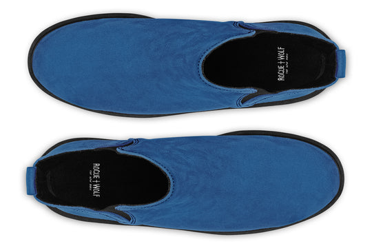 Cobalt Blue Chelsea Boots