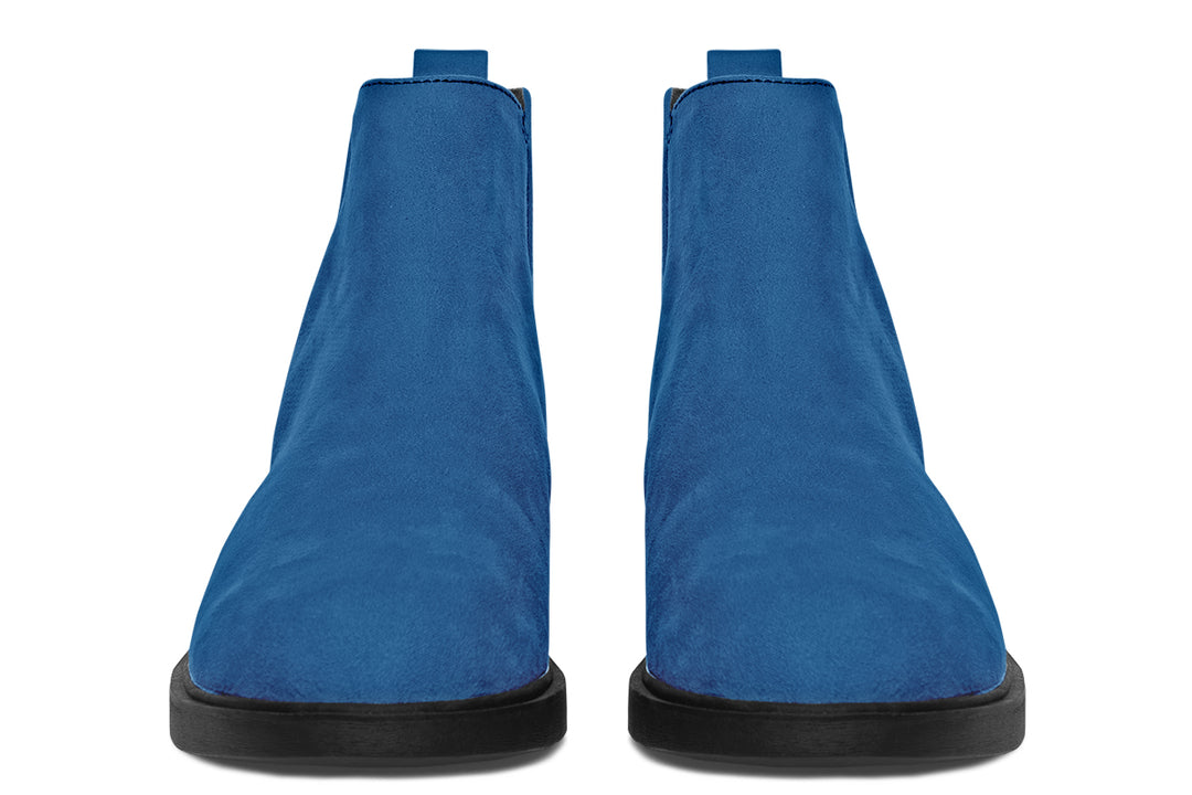 Cobalt Blue Chelsea Boots