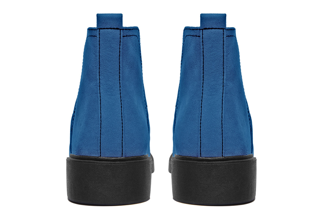 Cobalt Blue Chelsea Boots