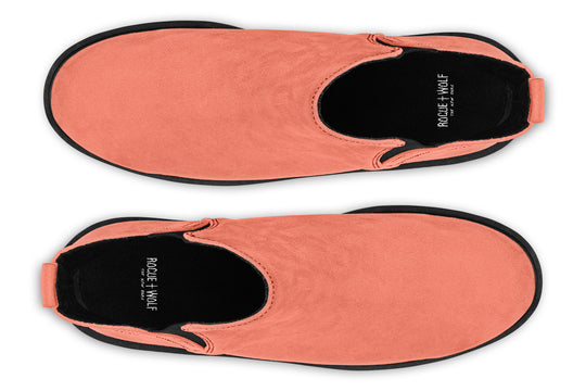 Coral Blush Chelsea Boots