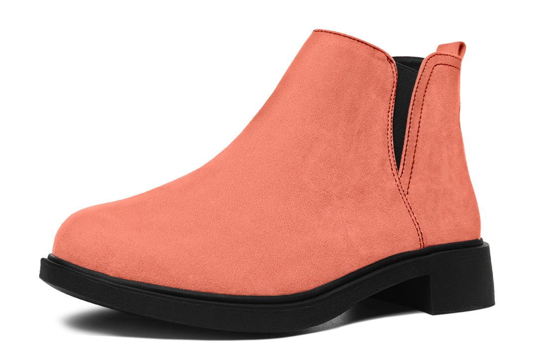 Coral Blush Chelsea Boots