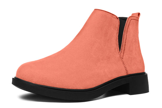 Coral Blush Chelsea Boots
