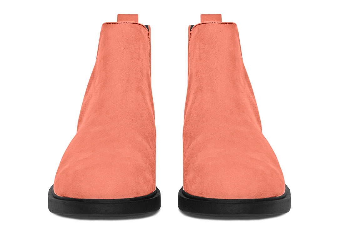 Coral Blush Chelsea Boots