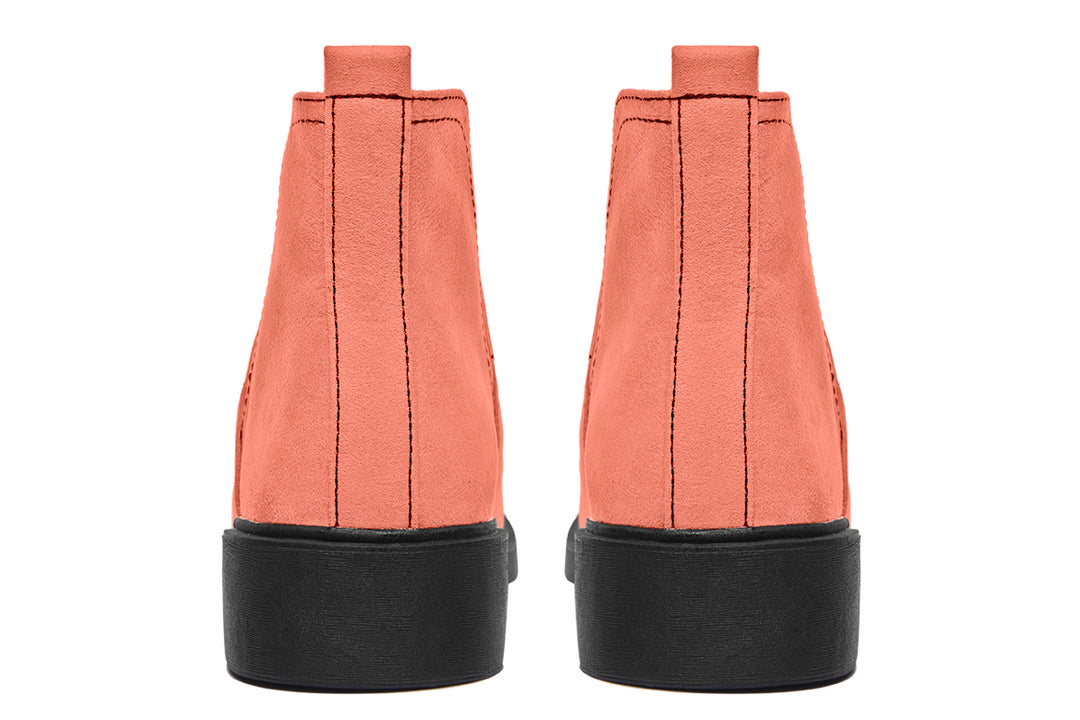 Coral Blush Chelsea Boots