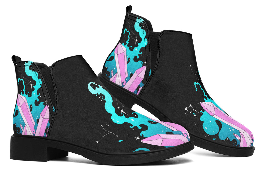 Crystal Queen Chelsea Boots