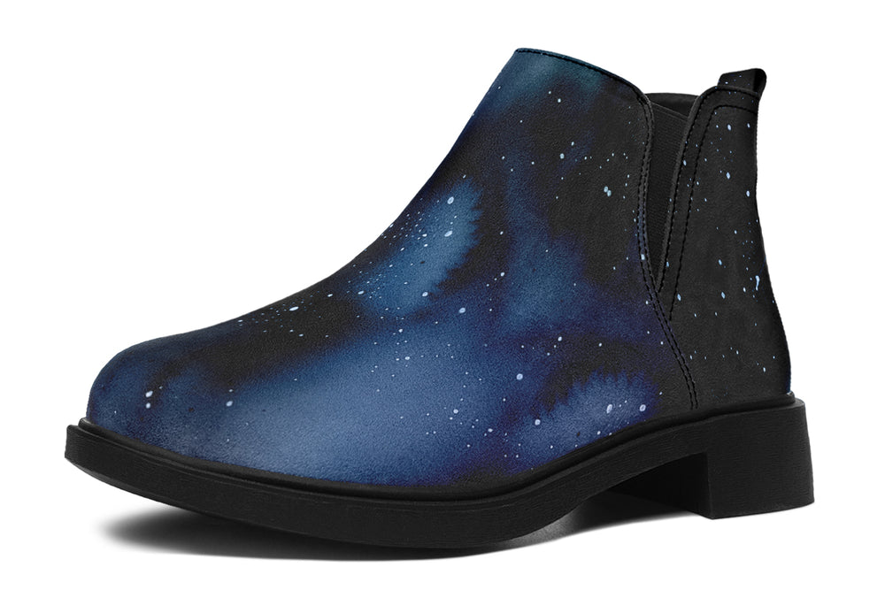 Deep Blue Chelsea Boots