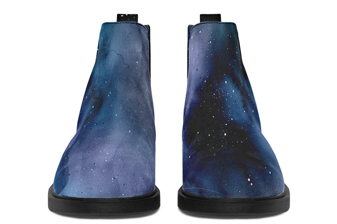 Deep Blue Chelsea Boots