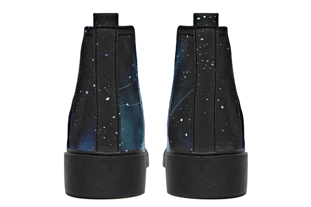 Deep Blue Chelsea Boots