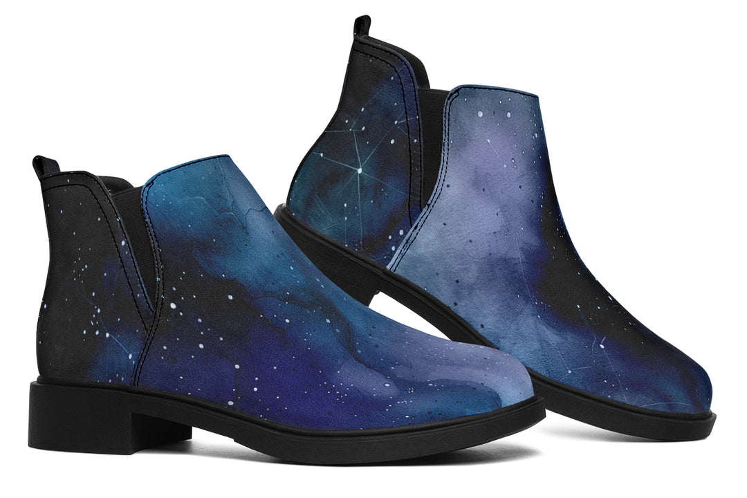 Deep Blue Chelsea Boots