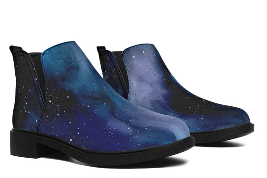 Deep Blue Chelsea Boots