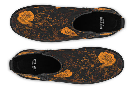 Golden Rose Romance Chelsea Boots