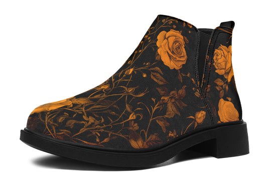 Golden Rose Romance Chelsea Boots