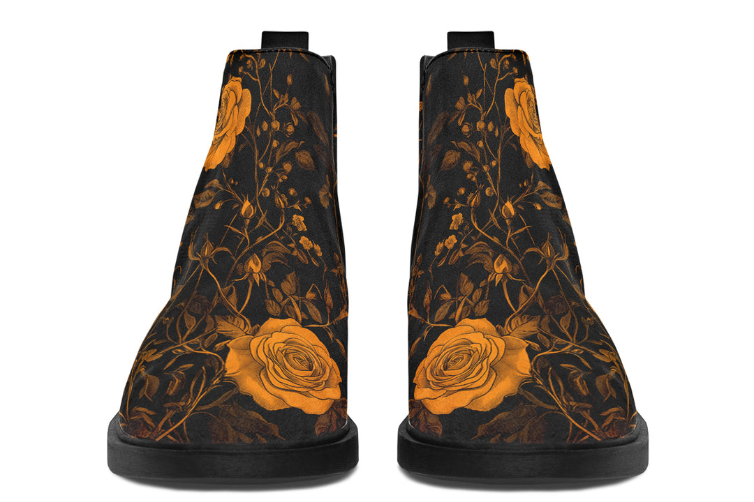 Golden Rose Romance Chelsea Boots