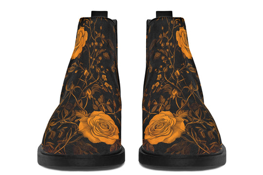 Golden Rose Romance Chelsea Boots