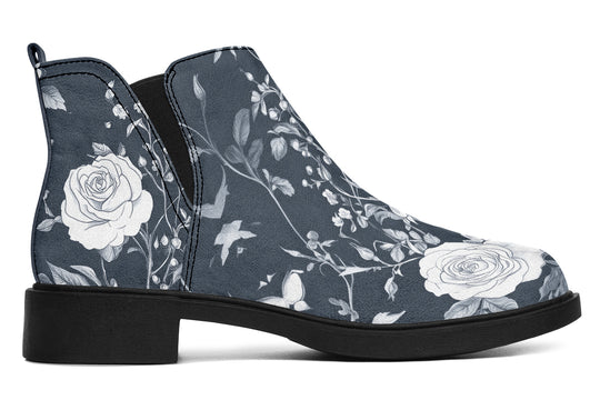 Steel Rose Romance Chelsea Boots