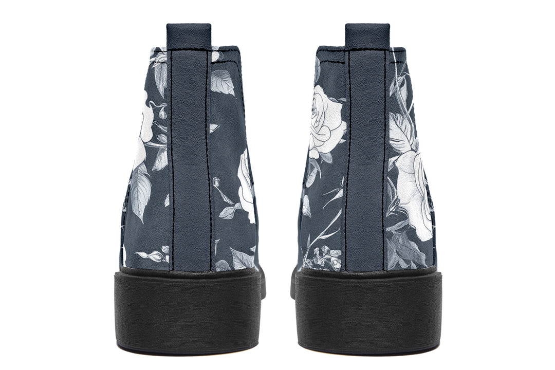 Steel Rose Romance Chelsea Boots