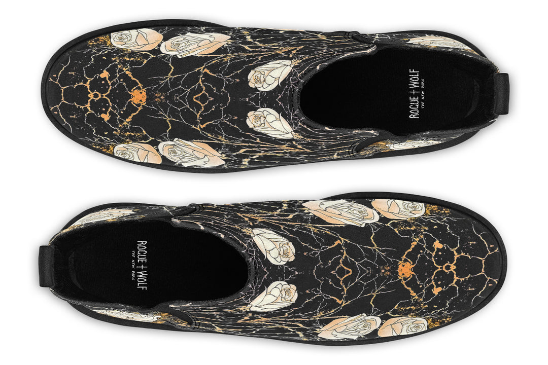 Kintsugi Rose Chelsea Boots