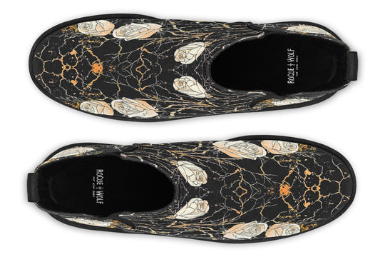 Kintsugi Rose Chelsea Boots