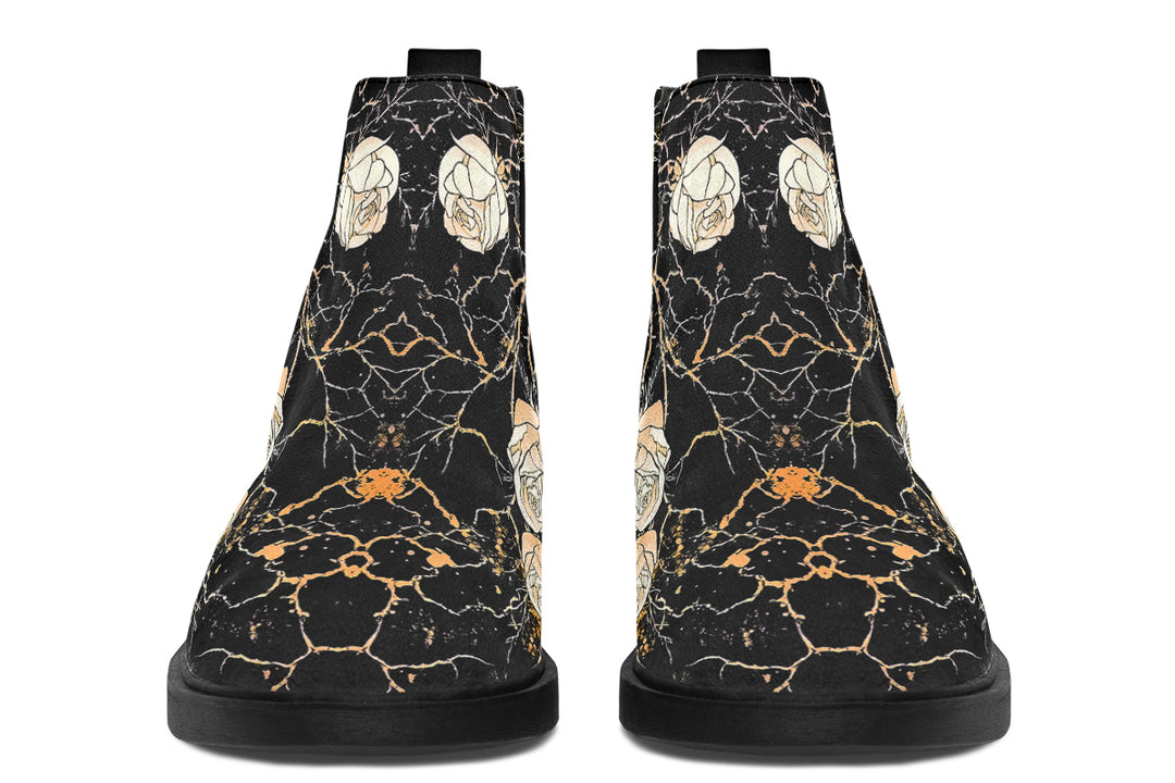 Kintsugi Rose Chelsea Boots