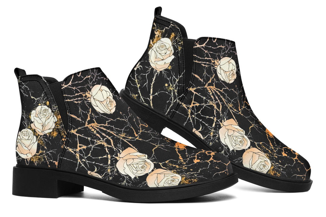 Kintsugi Rose Chelsea Boots