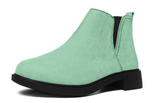 Mint Green Chelsea Boots