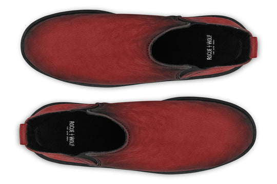 Mood: Blood Chelsea Boots
