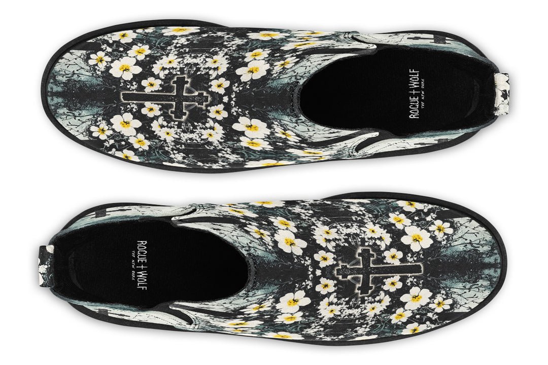 Mourning Petals Chelsea Boots