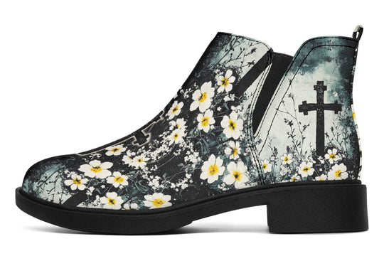 Mourning Petals Chelsea Boots