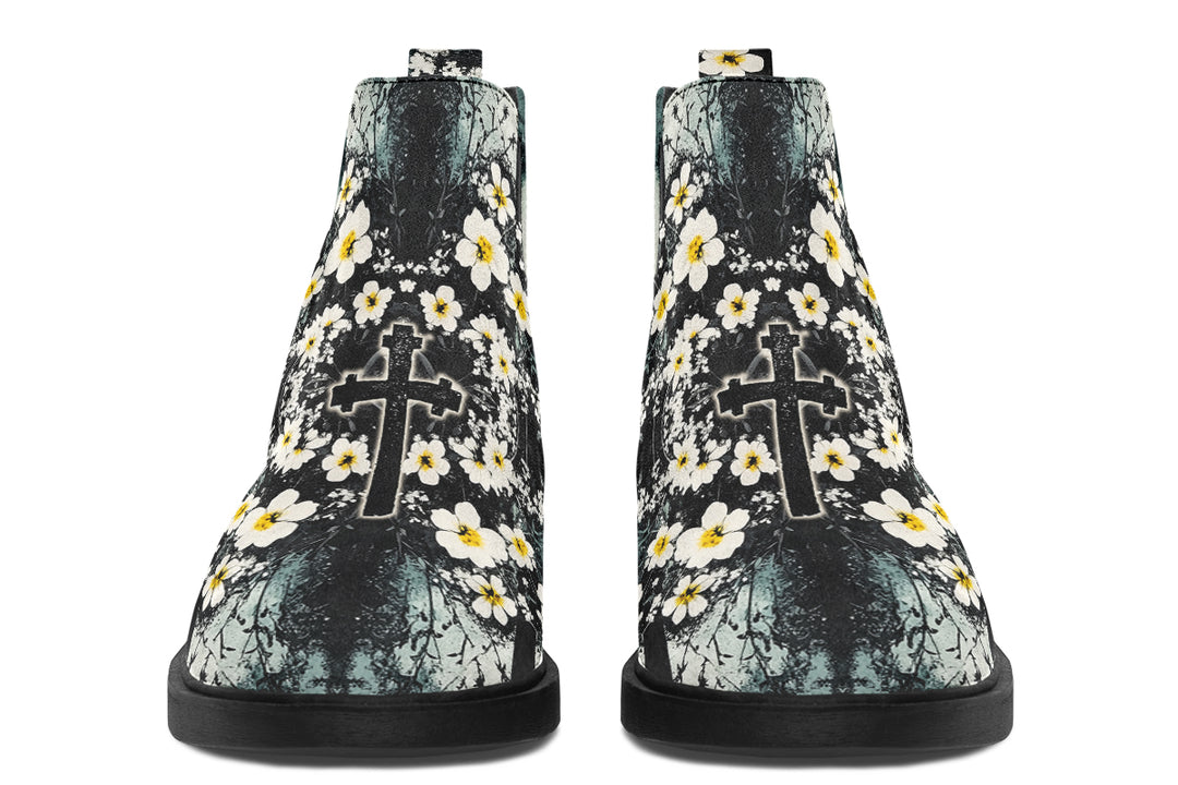 Mourning Petals Chelsea Boots