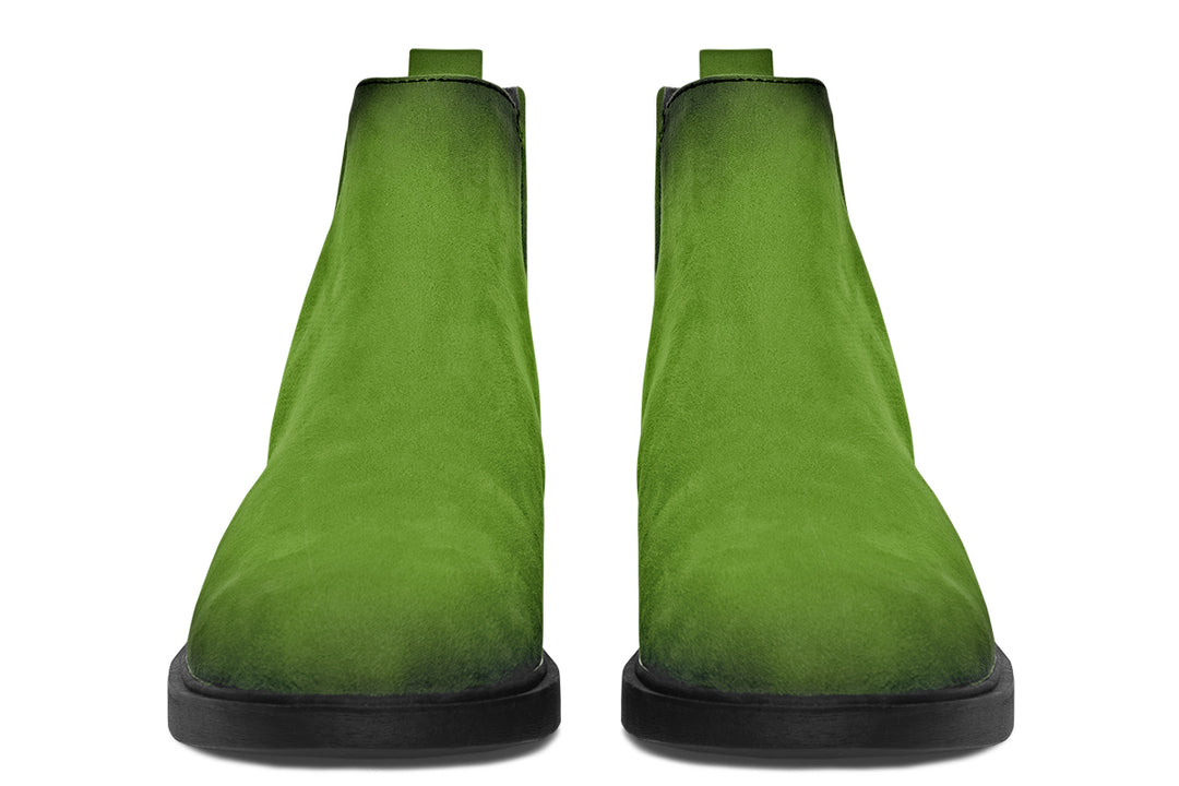 Mystic Moss Chelsea Boots
