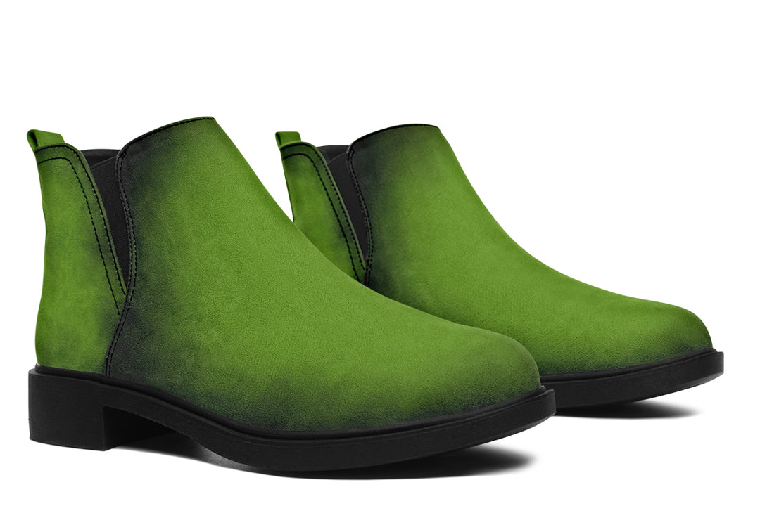 Mystic Moss Chelsea Boots