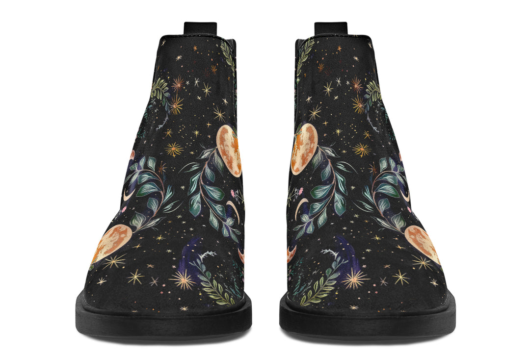 Night Blossom Chelsea Boots