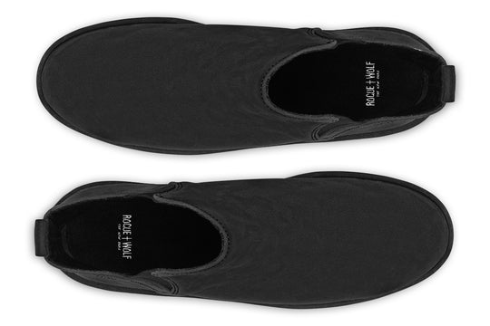 Pitch Black Chelsea Boots