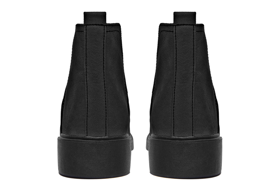 Pitch Black Chelsea Boots