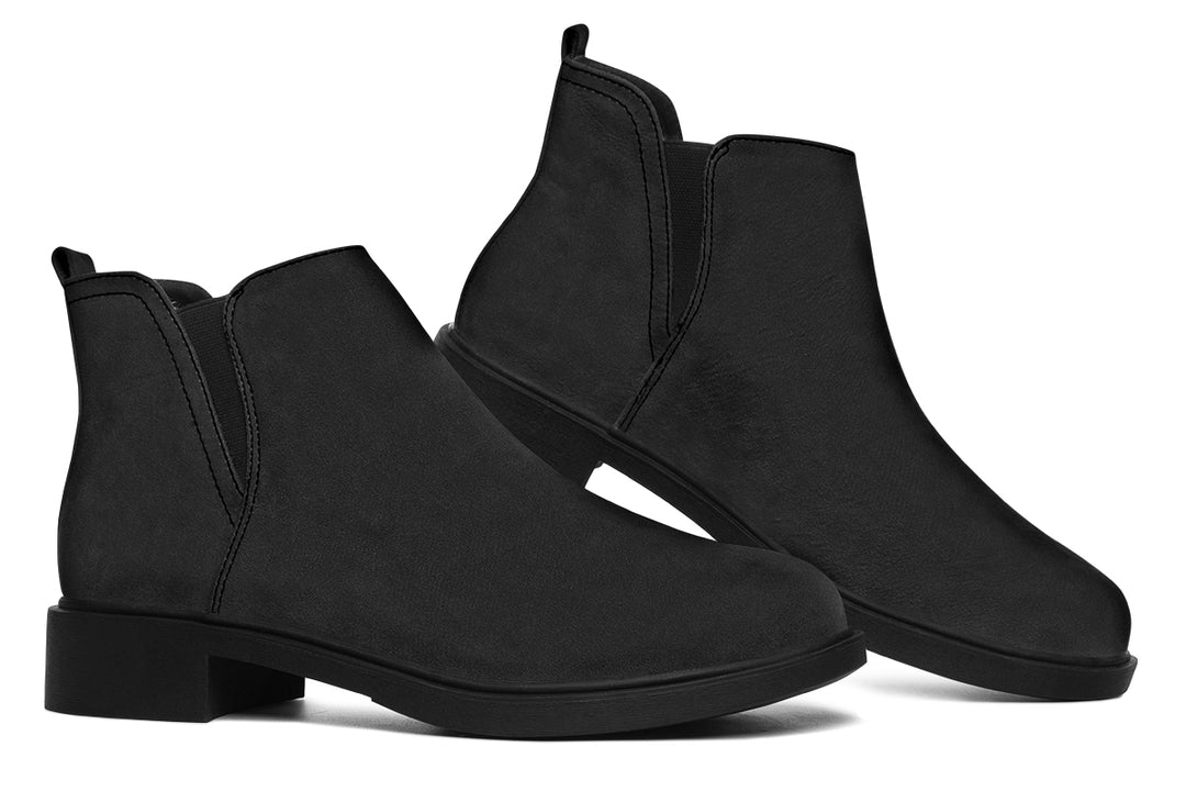 Pitch Black Chelsea Boots
