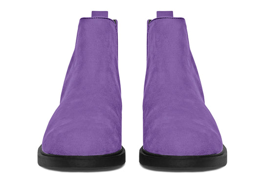 Retro Violet Chelsea Boots