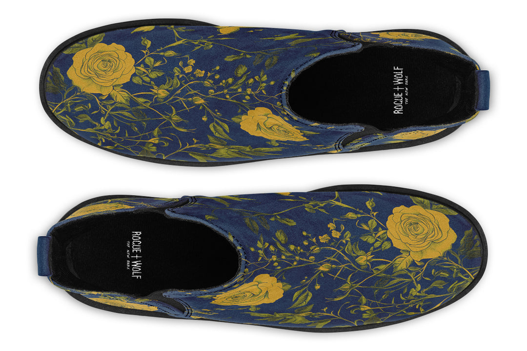 Royal Rose Romance Chelsea Boots