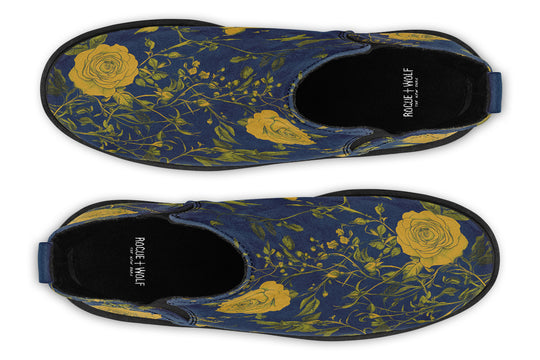 Royal Rose Romance Chelsea Boots