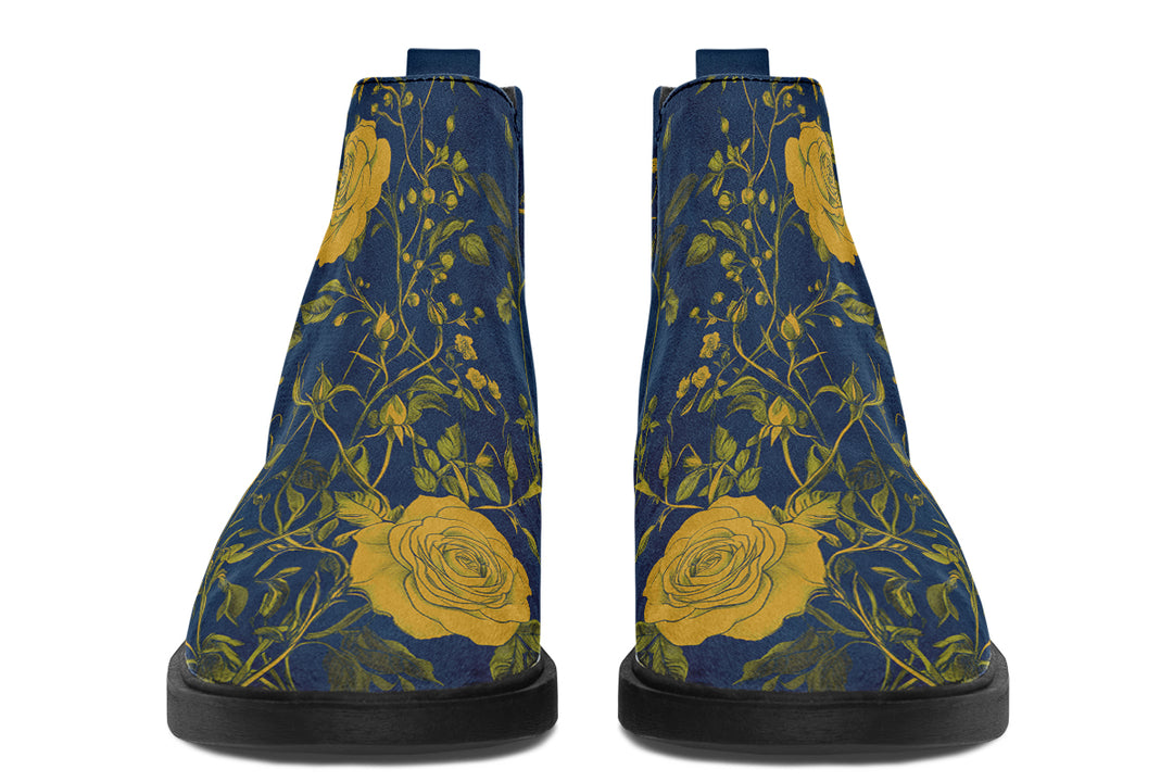 Royal Rose Romance Chelsea Boots