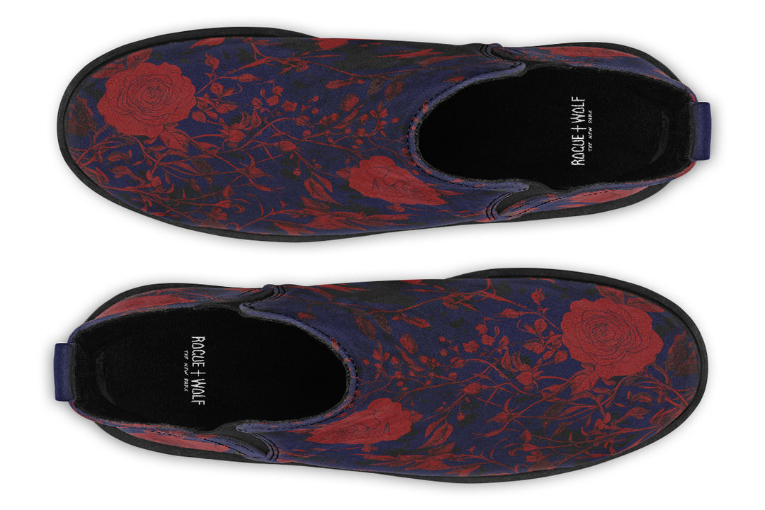 Scarlet Rose Romance Chelsea Boots