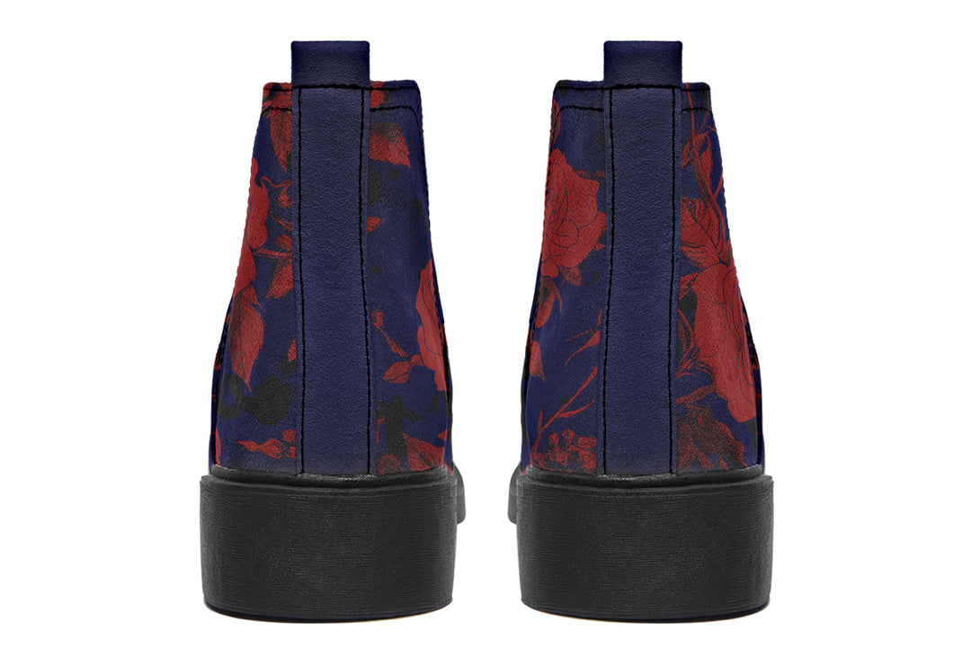 Scarlet Rose Romance Chelsea Boots