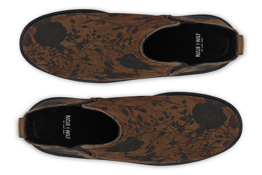 Sepia Rose Romance Chelsea Boots