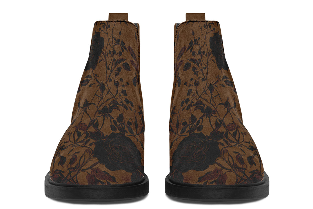 Sepia Rose Romance Chelsea Boots