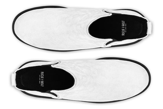 Snow White Chelsea Boots