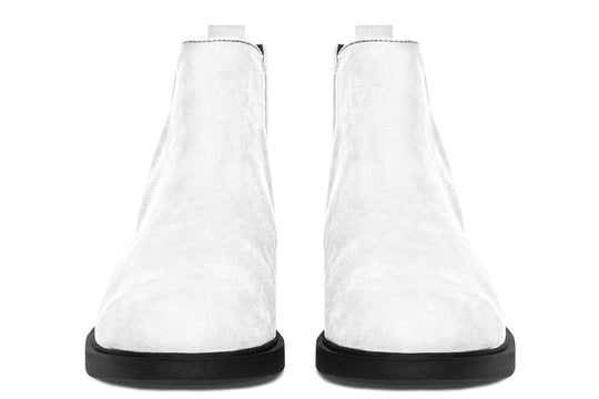 Snow White Chelsea Boots
